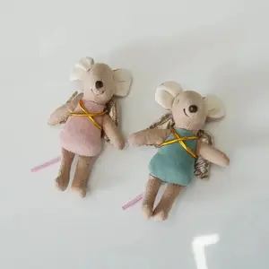 Danish fabric mouse doll cute angel wing mouse doll zodiac gift rag doll knick-knack