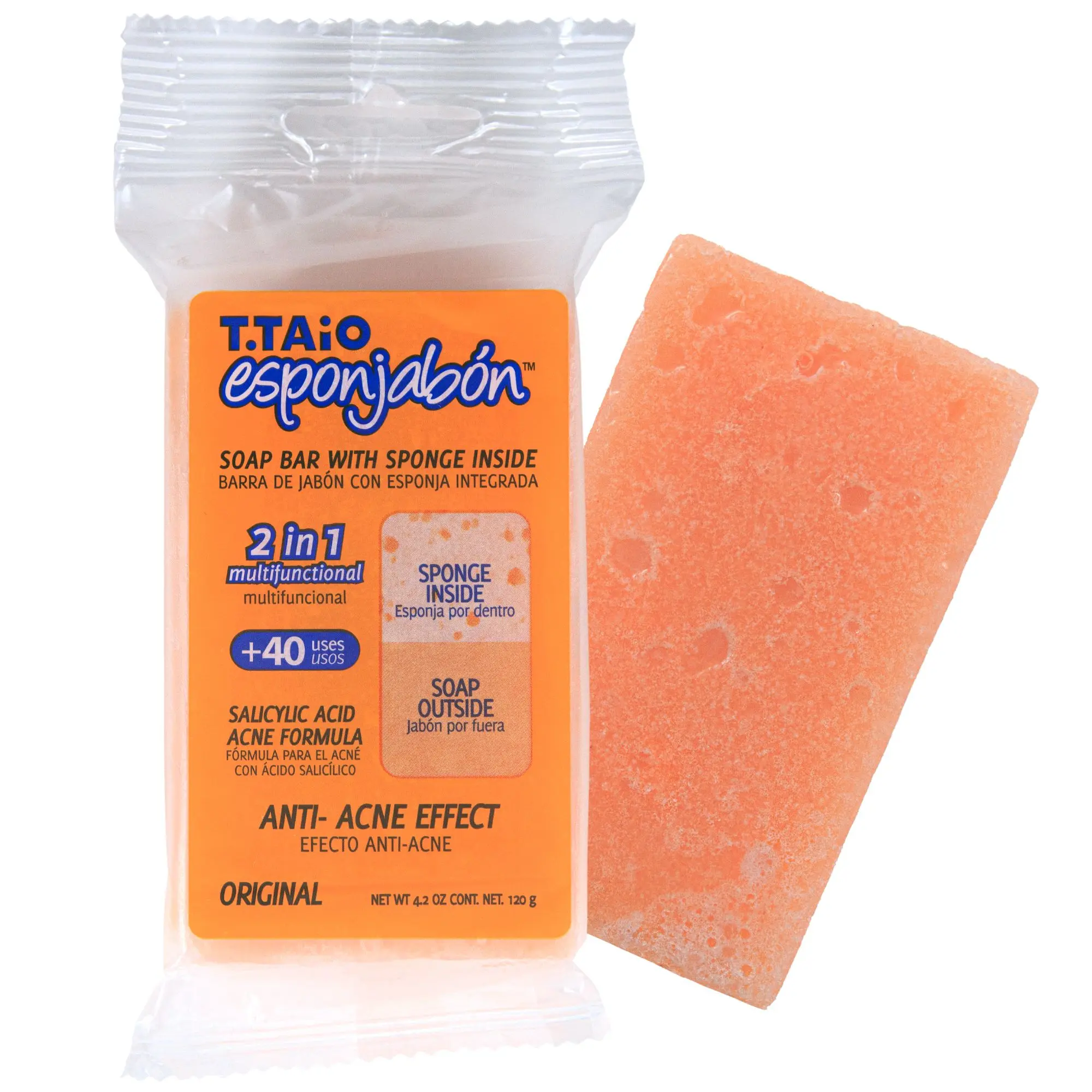[Mother's Day Special] T.Taio Esponjabon Viral Mexican Soap Sponge – Exfoliating Shower Sponge for Smooth and Refreshed Skin Bath Personal body soap Cleaning, Fresh, Exfoliation