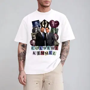 Kimmel Colbert T-shirt, Political Protest Tee, Feminist Activist Gift, Liberal Clothing, Social Justice