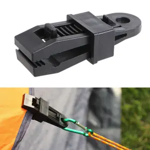 5/10/15 heavy duty tent clips - weatherproof and sturdy for fixing tarps and awnings during outdoor camping and adventures - reusable and versatile