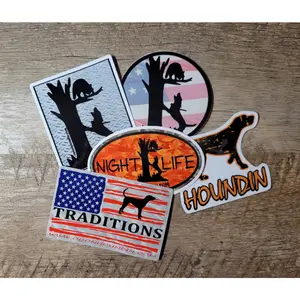 Coon Hunting Waterproof Sticker Set Coon Hunting Waterproof Sticker Set