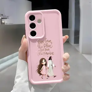 Faith Plan Soft&Flexible TPU Silicone Phone Case For Galaxy S26 Ultra S25 Edge S24 FE S23 S22 S21 Plus A13 A14 A15 A16 A17 A33 A34 A35 A36 A52 A53 A54 NOTE20 Durable|Shockproof|Full Camera Protection|Anti-Fingerprint summerwins