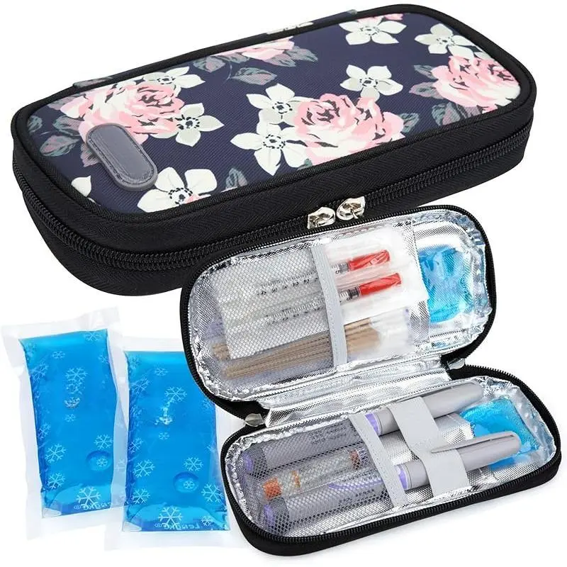 Insulin Cooler Travel Case with Temperature Display - Refrigerated  Cooler Travel Case Diabetic Travel Case 01