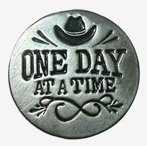 One day at a time magnetic pin