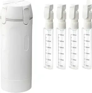 4 In 1 Travel Dispenser, 2026 Portable 30ML Travel Bottles for Toiletries, Leak Proof Travel Size Containers, Containers for Shampoo Lotion Conditioner Cream Travels Accessories, Reusable Compact Organizer for Business Trips.mini gifts for coworkers