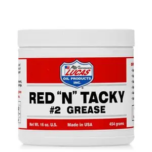 Lucas Oil 10574 12 x 1 in. Red N Tacky Grease Oil
