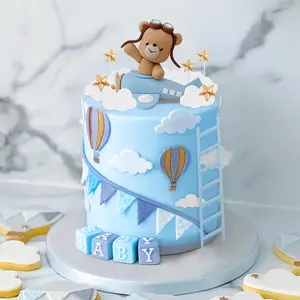 cake shed cake topper gender reveal13PCS Blue Airplane Cake Topper Airplane Cake Decorations Plane Cake Topper for Time Flies 1st Birthday Decorations Airplane Birthday Baby Shower Decorations