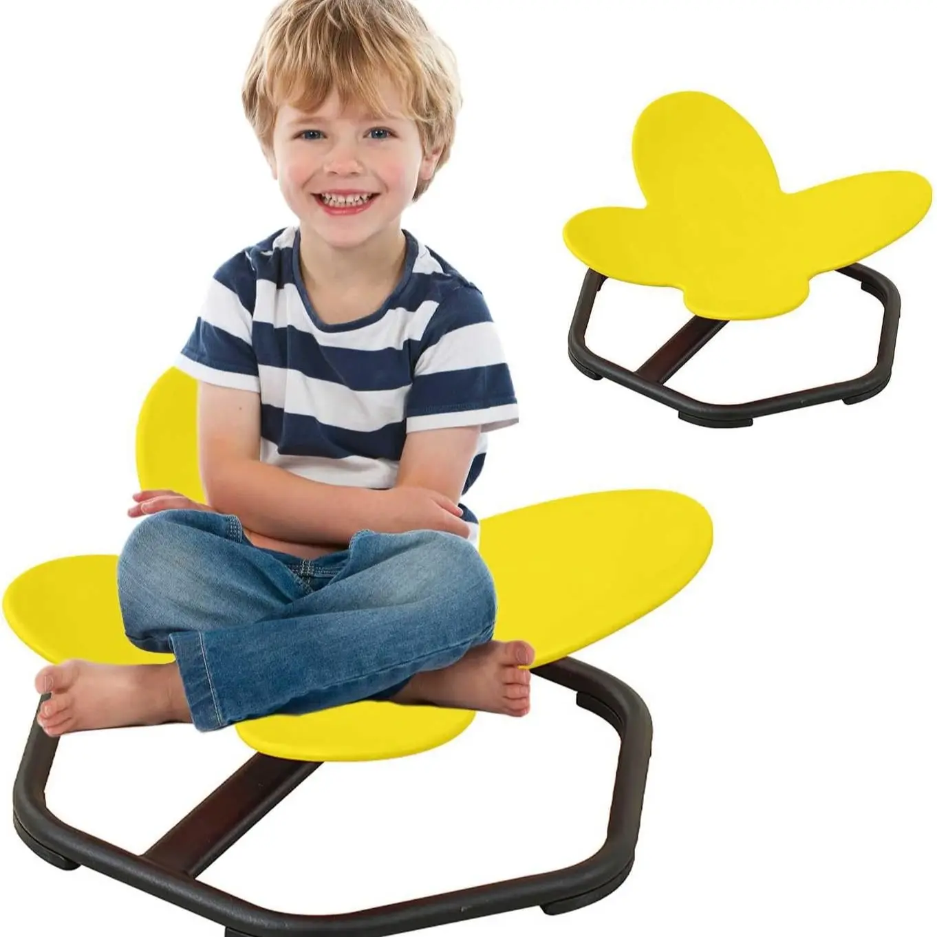 Butterfly Swivel Chair/Yellow