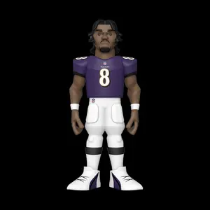 Funko GOLD NFL Baltimore Ravens Lamar Jackson [Home Uniform] 12"