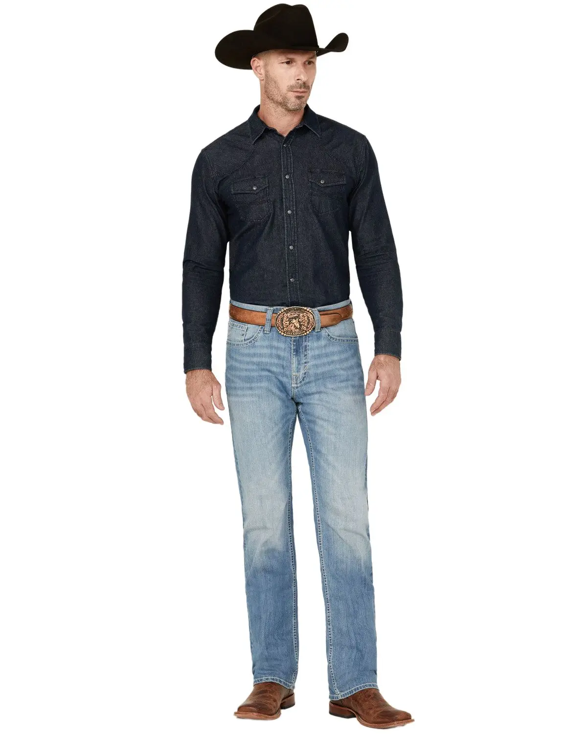 Cody James Men's Clovehitch Wash Jackson Slim Straight Stretch Denim Jeans - Cjsp24j60-Ltw
