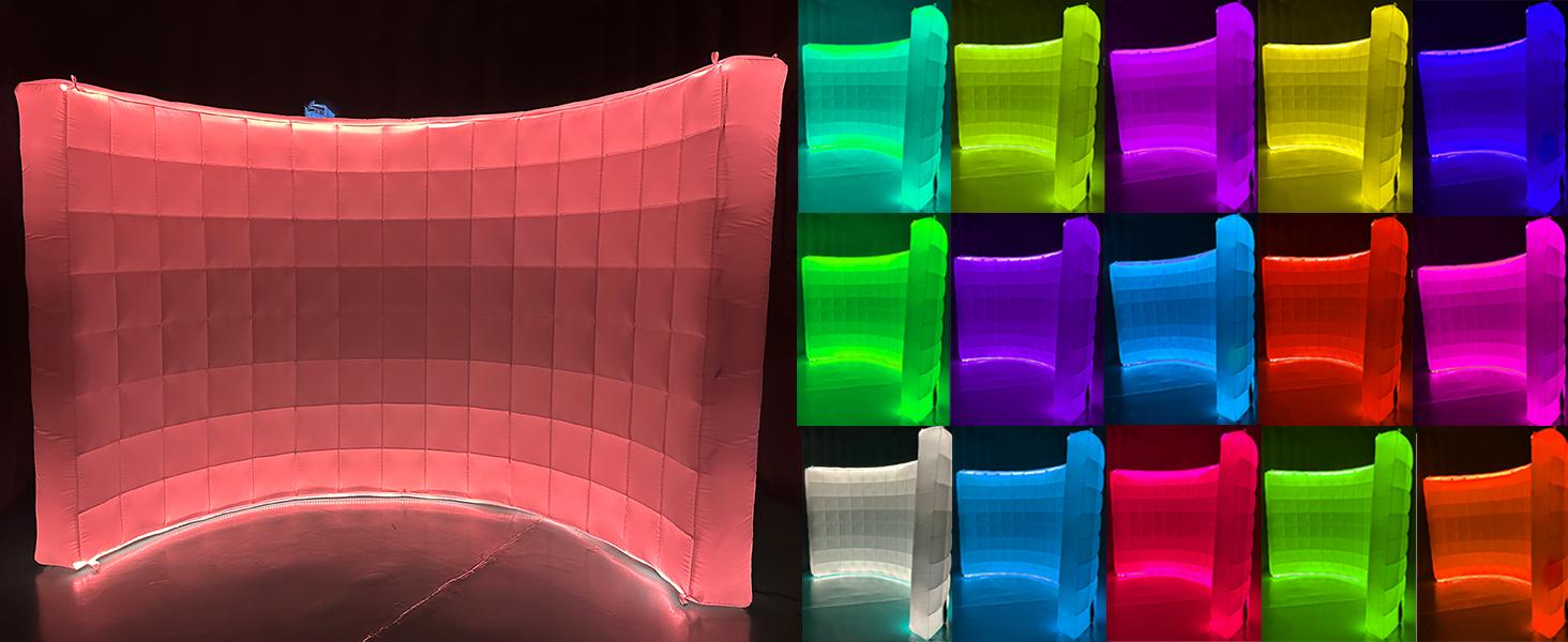 SAYOK Inflatable Photo Booth Wall (White, 119' 'x 59''x 91'') Selfie Booth Backdrop, Photo Booth Enclosure Inflatable Photo Shoot Background White Wall for Wedding Party Exhibition Event SAYOK Inflatable Photo Booth Wall (White, 119' 'x 59''x 91'') Selfie Booth Backdrop, Photo Booth Enclosure Inflatable Photo Shoot Background White Wall for Wedding Party Exhibition Event