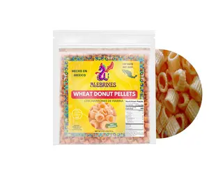Alebrixes | Mexican Wheat Donut Pellets 8oz (226g) |Duritos - Mexican Snack | Chicharron - Fritura De Harina Para Freir | Savory, Classic, Crispy, Mouth-Watering | Handcrafted in Mexico.