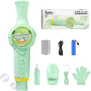 Mist Bubble Machine for Kids – Elastic Bubble Fog Wand, Smoke Bubble Sword, Interactive STEM Toy with Lights & Music, Parent-Child Fun, Outdoor Summer Play, Birthday Gift for Boys & Girls