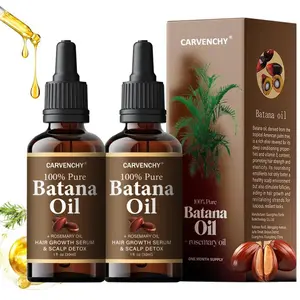 (2 Counts) CARVENCHY Batana Oil with Rosemary, Nourish Scalp for Strong & Healthy Hair, Organic Hair Care Product for Women & Men,Suitable for all hair types