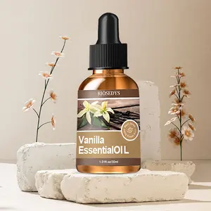 1pc 30ML Vanilla Essential Oil Aromatherapy for Diffusers, Humidifiers, Home, Living Room, Bedroom, Bathroom, Freshen Air, Therapeutic Stress Relief, Gift Choice, Aromatherapy Scented Oils