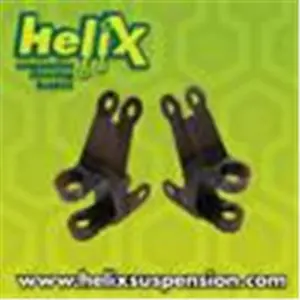 212 MAIN Helix 49864 Early 4-Link Batwing Axle Brackets - Pair Set for Suspension, Brakes and Steering Systems