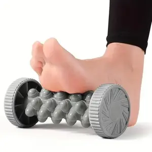 Deep Tissue Foot Massage Roller for Plantar Fasciitis Relief, Ergonomic Trigger Point Manual Foot Stimulator, Portable Lymphatic Drainage Tool for Arch Heel Pain & Foot Muscle Recovery Home Self‑Care