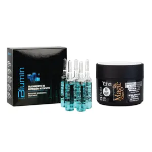 Tahe Hair Treatment Kit - Blumin Intensive Nourishing Treatment 10x15ml + Magic Rizos Ultra-Nourishing Hair Mask 300ml