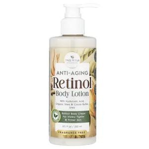 Tree To Tub Anti-Aging Retinol Body Lotion, Fragrance-Free, 8.5 fl oz (250 ml)