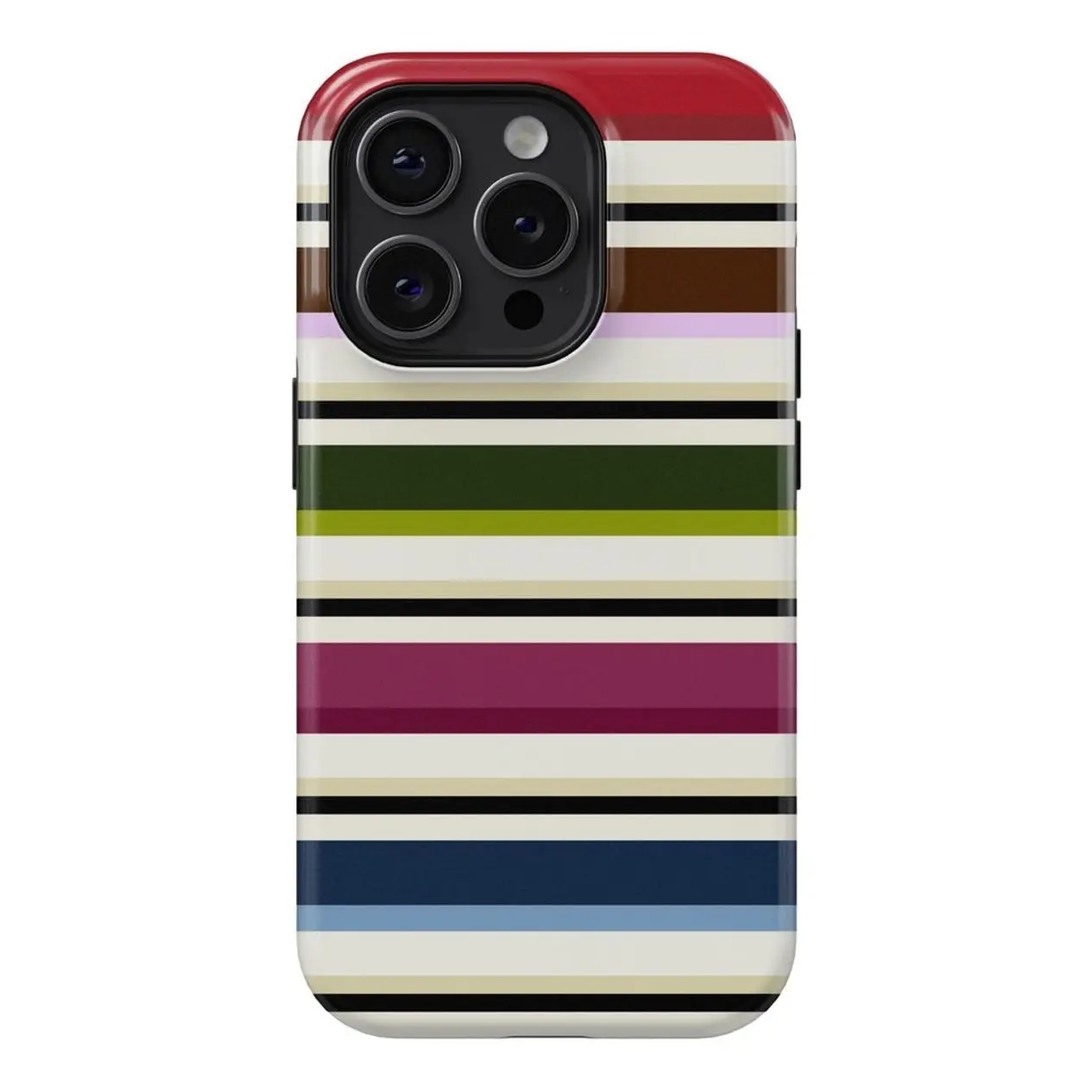 OLIVIA striped iPhone Case, Case for Iphone 17 Promax, Iphone 17, 16,15, Galaxy S25 Ultra
