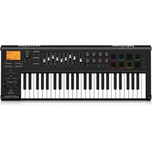 BEHRINGER 49-Key Full Size USB MIDI Master Controller Keyboard - Electronic Piano with Motorized Faders, Touch-Sensitive Pads, Multifunction Controls