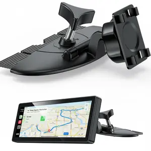 CD Slot Mount for CarPlay & GPS Monitors – Secure 4-Button Lock, 360° Rotation for Ultimate Flexibility