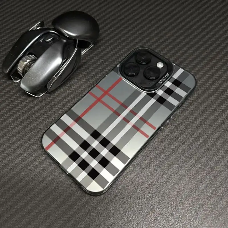 Luxury Shockproof TPU-Plastic Protective Smartphone Casing & Accessory, Stylish Classic Plaid Tech Accessory, Durable Protection for iPhone 17,16,16E,15,14,13,12,11,X,XS,XSMAX,7P,8P & a6 Series, Ideal Christmas Gift,summerwins summerwins
