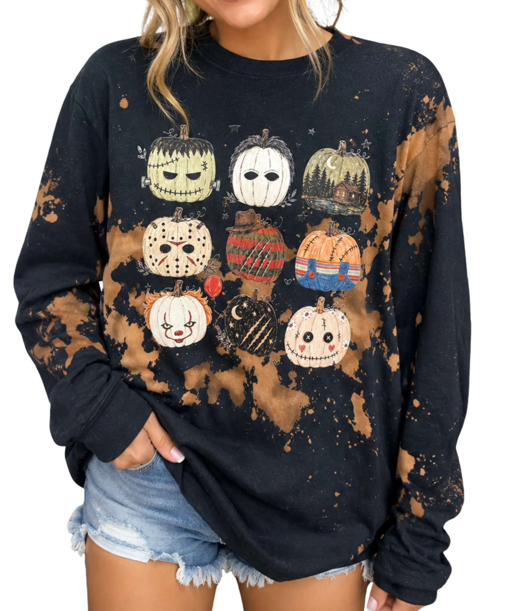 Pumpkin Heads Halloween Classic Tee/Hoodie or Sweatshirt
