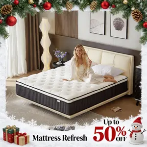 ZYLUMI Twin XL Latex Mattress - Natural & Breathable - Hypoallergenic & Eco-Friendly, CertiPUR-US & Oeko TEX Certified Hybrid Memory Foam, Zero Motion Transfer, Enhanced Responsive Support