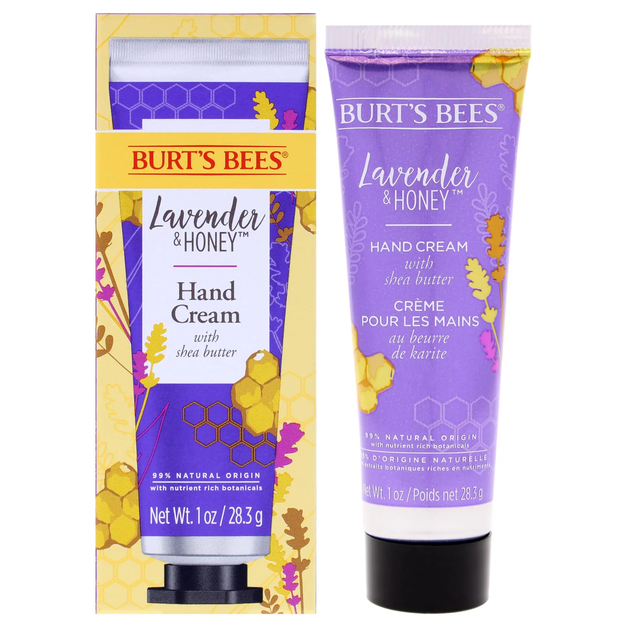 Burt's Bees Lavender and Honey Soothing Unisex Daily Moisturizing Hand Cream - 1oz, Moisturize-Focused, Gift Option