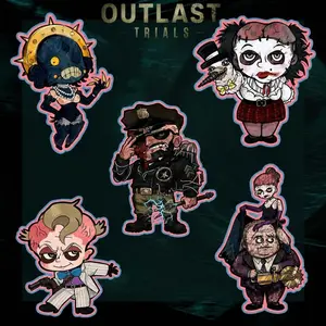 5 Ops (NOT COMBO 5) OUTLAST TRIALS Prime Asset Acrylic Keychain