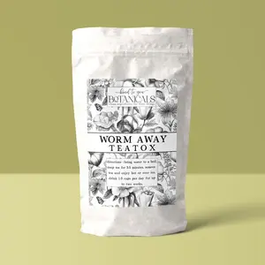 Worm Away Teatox Tea (Looseleaf) Natural Sugar Free Pack
