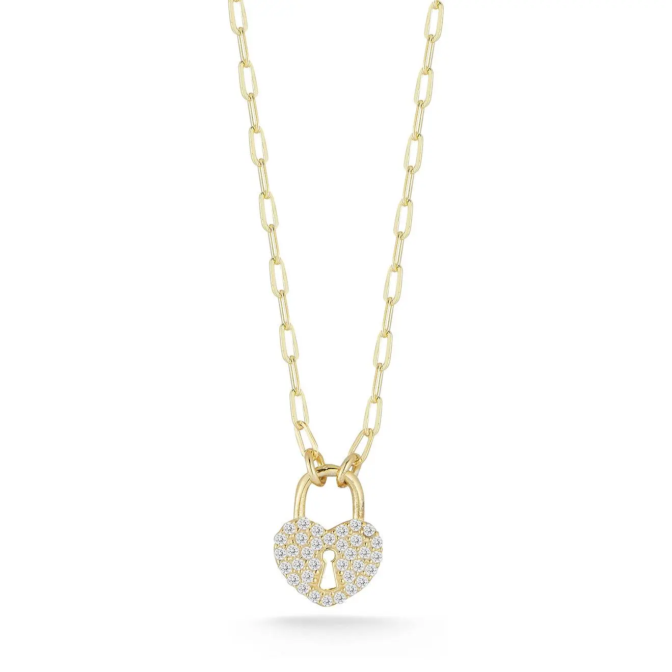 Heart Padlock Necklace