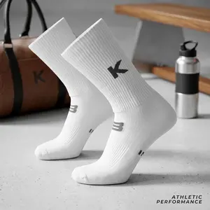 Sports Compression Socks for Cycling Running Hiking - Anti Blister Breathable Moisture Wicking Performance Socks for Women and Men, Road Bike Athletic Socks with Cushioned Sole Comfortable Fit for Workout Outdoor Activities