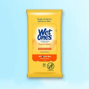 Wet Ones Antibacterial Hand Wipes Travel Pack - Tropical Spsh - 20ct