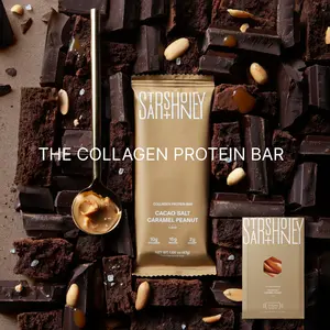 Stars + Honey | The Protein Bar – Cacao Salt Caramel Peanut | 3 Types of Protein | All-Natural Ingredients | Gluten Free, Dairy Free, Soy Free, No Seed Oils, No Sugar Alcohols