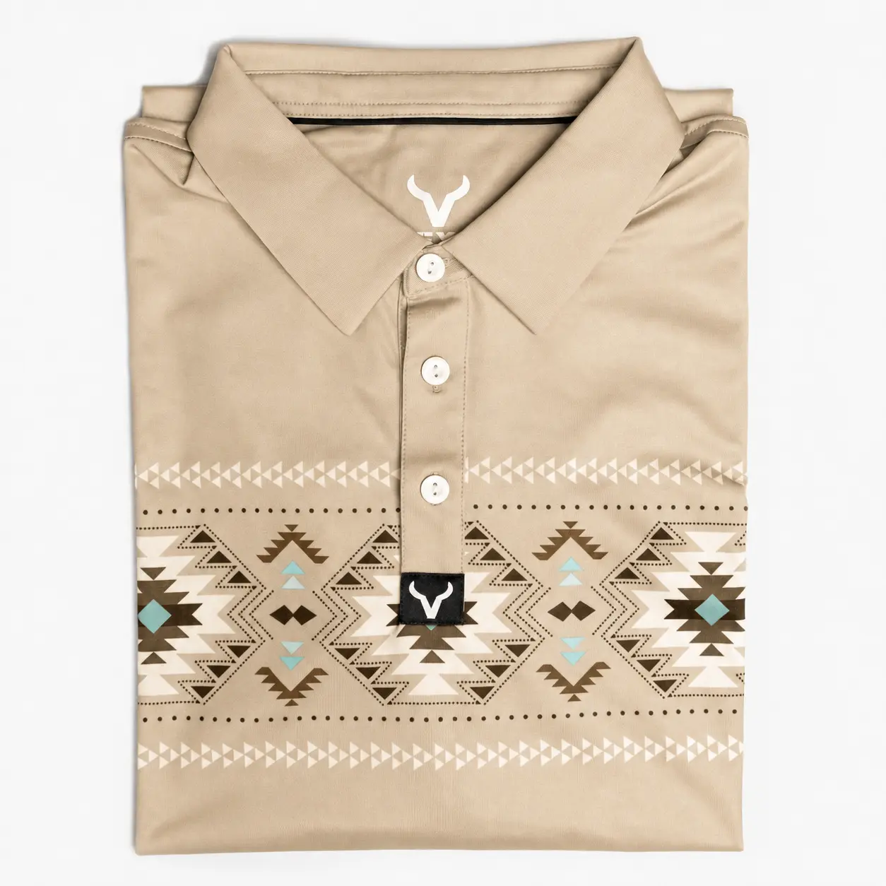 Vexil Brand - Polo - Beige Aztec