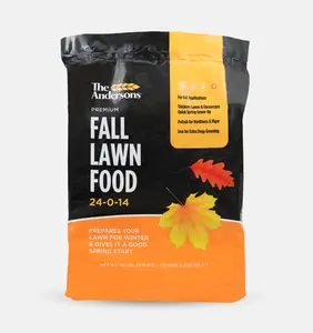 The Andersons Premium Fall Lawn Food 24-0-14 Fertilizer - Includes Nitrogen, Potash & Iron, 1% Iron for Hardiness & Vigor, Made in the USA