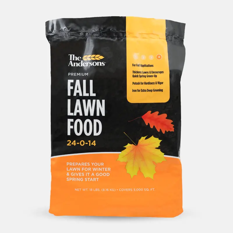The Andersons Premium Fall Garden Soil Slow-Release Fertilizer 24-0-14 - Bagged Garden Supplies, Safe for All Turf Types, 24-0-14 Boosts Greenery, Includes Nitrogen, Potash & Iron (1% Iron for Hardiness & Vigor), Made in USA, No Harmful Additives