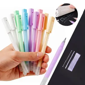 Leven Scrapbooking Glue Pen 12 Pack, 8ml Precision Tip Liquid Craft Adhesive for Journaling, Junk Journal, DIY Paper Crafts, School Office Teacher Supplies, Photo Album, Planner & Card Making, Quick Dry Strong Hold
