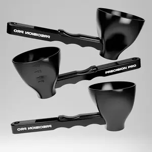 3 Pack - Precision Pro Powder Funnel Scoop – 30g Supplement Scoop for Pre-Workout, Creatine, Electrolytes & Baby Formula