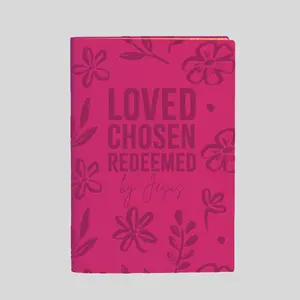 Kerusso Womens Faux Leather Journal Loved Chosen
