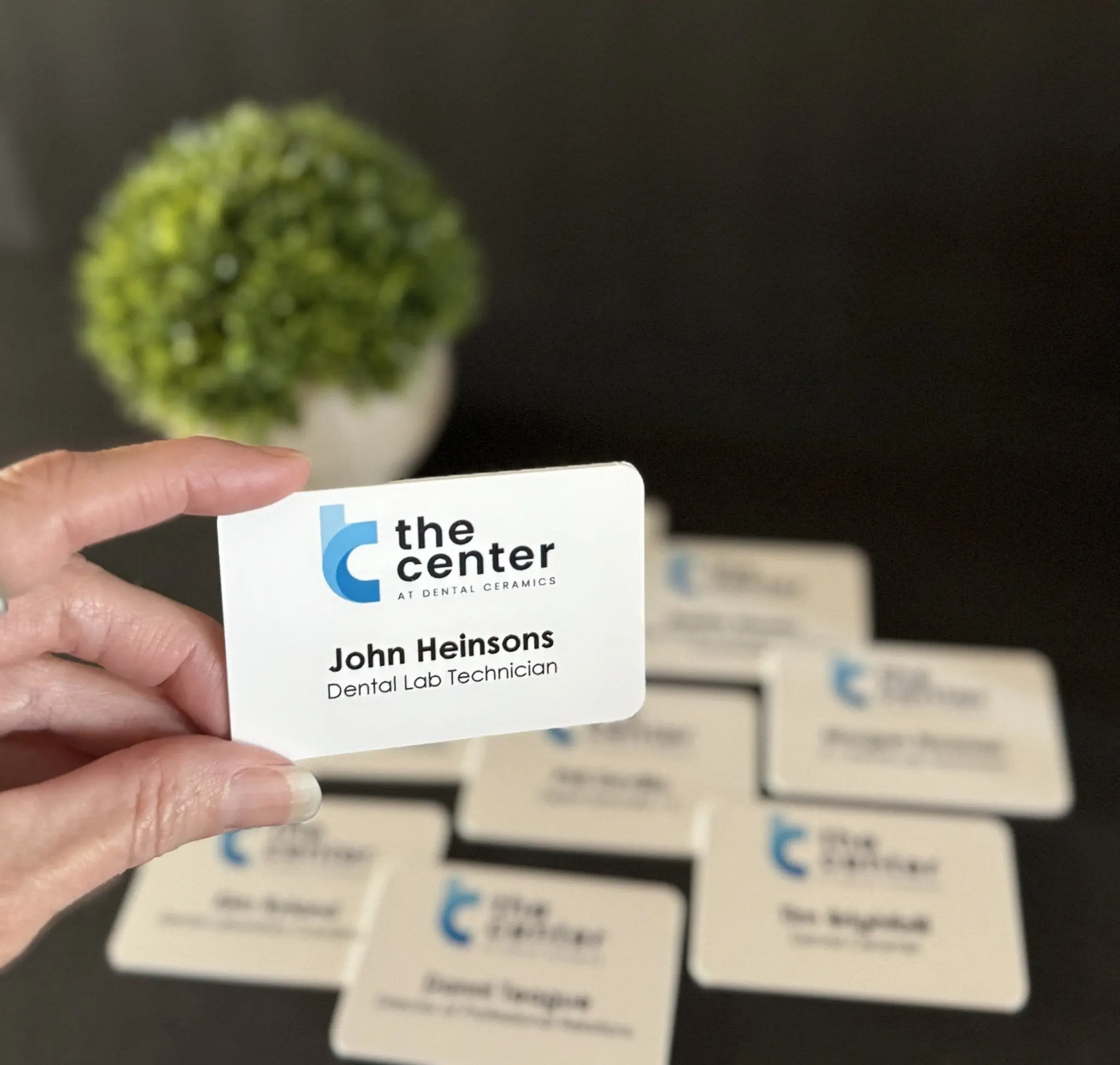 Plastic Full Color Name Badge for Office Use Plastic Full Color Name Badge for Office Use