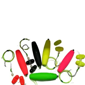 5 Pack Santee Catfish Rigs with XL 3.5 inch floats.