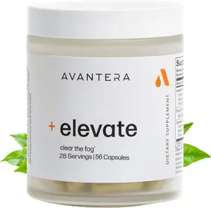 Avantera Elevate Premium Nootropic Supplement - Beat Brain Fog - Best Focus Supplements for Memory & Focus Support - Energy Without Crash - 56 Count Pills for Women & Men*