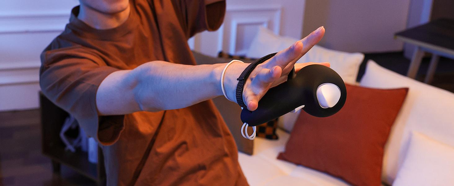 KIWI design Upgraded Controller Grips Protector Compatible with Oculus/Meta Quest 3/3S, Non-Slip Handle Cover with Battery Opening, Accessories Made for Meta