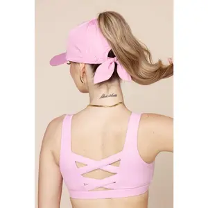 Go with the Bow High Ponytail Cap - Structured