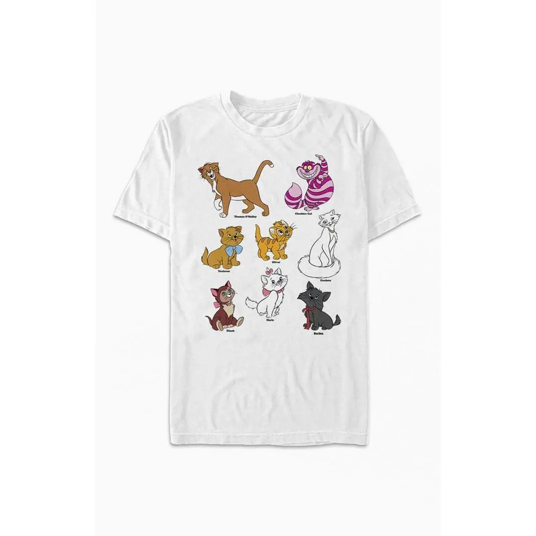 PacSun Men's Disney Cats Grid T-Shirt - Multicolor PacSun Men's Disney Cats Grid T-Shirt - Multicolor