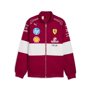 PUMA Mens Scuderia Ferrari Team Racing Jacket Athletic Outerwear Casual - Red