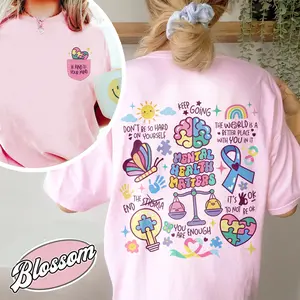 Mental Health T-Shirt,It Is Okay To Feel All The Feels,Its Okay To Feel All The Feels Inside Out